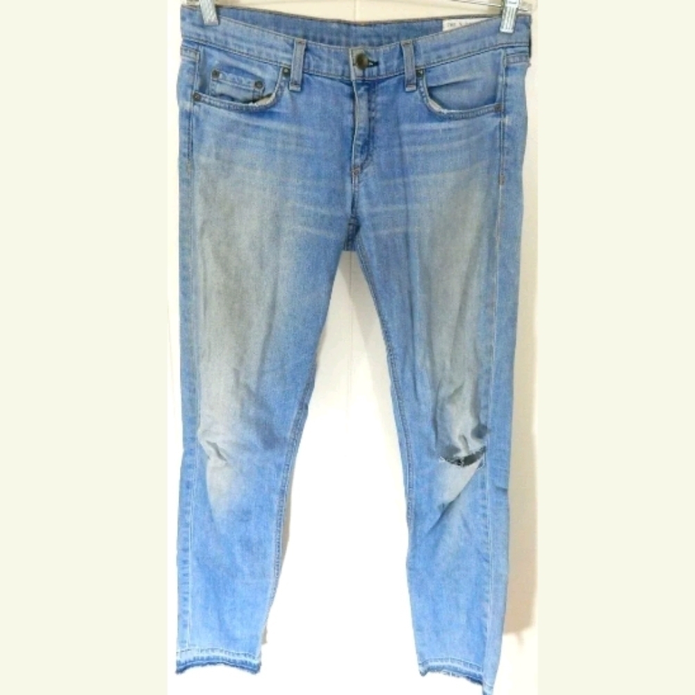 Rag &‎ Bone Dre Distressed Boyfriend Jeans